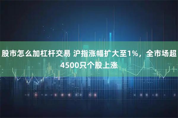 股市怎么加杠杆交易 沪指涨幅扩大至1%，全市场超4500只个股上涨