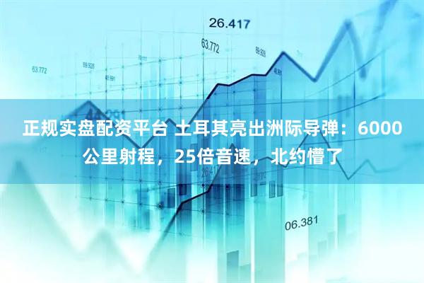 正规实盘配资平台 土耳其亮出洲际导弹：6000公里射程，25倍音速，北约懵了